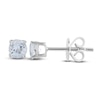 Thumbnail Image 2 of Aquamarine Earrings Round-Cut 14K White Gold