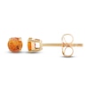 Thumbnail Image 1 of Citrine Earrings Round-Cut 14K Yellow Gold