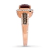 Thumbnail Image 2 of Le Vian Natural Garnet Ring 1/3 ct tw Diamonds 14K Strawberry Gold