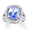 Thumbnail Image 0 of Tanzanite Ring 7/8 ct tw Diamonds 14K White Gold