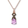 Thumbnail Image 0 of Le Vian Amethyst Necklace 1/10 ct tw Diamonds 14K Gold