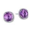 Thumbnail Image 1 of Tacori Amethyst Earrings Sterling Silver/18K Yellow Gold