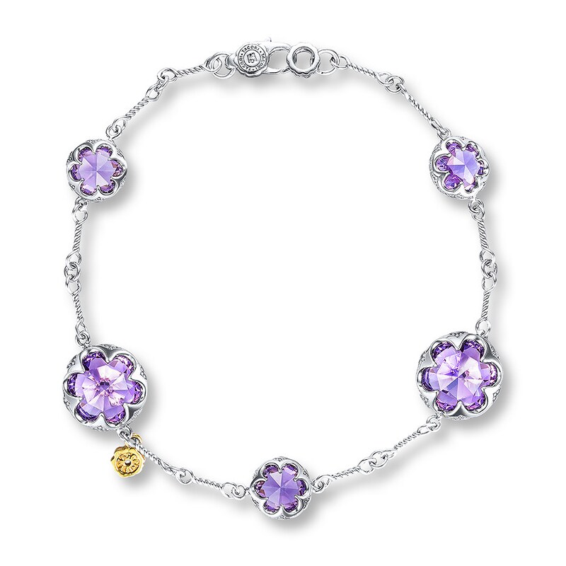 Main Image 1 of Tacori Amethyst Bracelet Sterling Silver/18K Yellow Gold