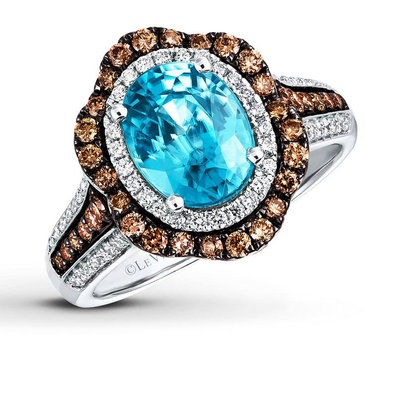 Main Image 1 of Le Vian Zircon Ring 3/4 ct tw Diamonds 14K Vanilla Gold