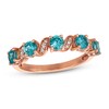 Thumbnail Image 0 of LeVian Zircon Band Diamond Accents 14K Strawberry Gold