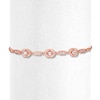 Thumbnail Image 1 of Le Vian Rose Spinel Bolo Bracelet 1/5 ct tw Diamonds 14K Gold