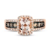 Thumbnail Image 3 of Le Vian Morganite Ring 5/8 ct tw Diamonds 14K Strawberry Gold