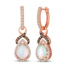 Thumbnail Image 0 of Le Vian Opal Earrings 3/4 ct tw Diamonds 14K Strawberry Gold