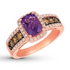 Thumbnail Image 1 of Le Vian Amethyst Ring 5/8 ct tw Diamonds 14K Strawberry Gold
