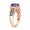 Thumbnail Image 1 of Le Vian Amethyst Ring 5/8 ct tw Diamonds 14K Strawberry Gold