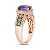 Thumbnail Image 2 of Le Vian Amethyst Ring 5/8 ct tw Diamonds 14K Strawberry Gold