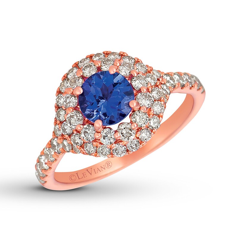 Main Image 1 of Le Vian Tanzanite Ring 7/8 ct tw Diamonds 14K Strawberry Gold