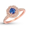 Thumbnail Image 0 of Le Vian Tanzanite Ring 1/2 ct tw Diamonds 14K Strawberry Gold
