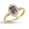 Thumbnail Image 1 of Le Vian Gray Spinel Ring 5/8 ct tw Diamonds 14K Honey Gold