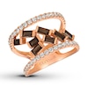 Thumbnail Image 0 of Le Vian Chocolate Quartz Ring 5/8 ct tw Diamonds 14K Gold