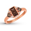 Thumbnail Image 0 of Le Vian Chocolate Quartz Ring 1/6 ct tw Diamonds 14K Gold