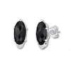 Thumbnail Image 1 of Tacori Onyx Earrings Diamond Accents Sterling Silver