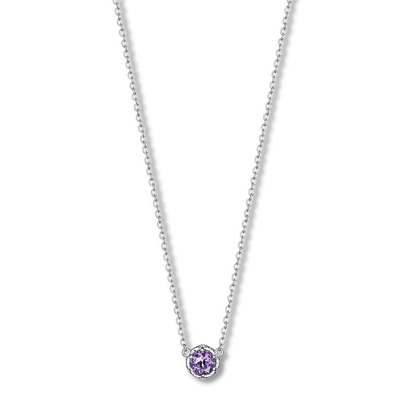 Main Image 1 of Tacori Amethyst Necklace Sterling Silver