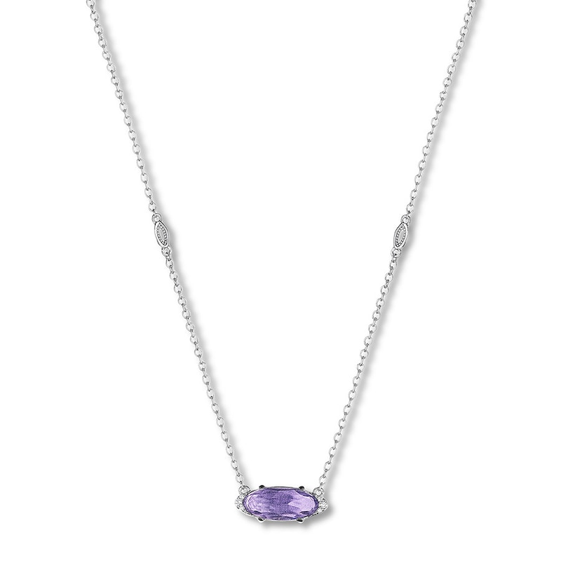 Main Image 1 of Tacori Amethyst Necklace Sterling Silver