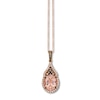 Thumbnail Image 0 of Le Vian Morganite Necklace 3/8 ct tw Diamonds 14K Gold