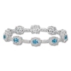 Thumbnail Image 0 of Le Vian Aquamarine Bracelet 2-1/6 ct tw Diamonds 14K Gold