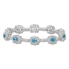 Thumbnail Image 1 of Le Vian Aquamarine Bracelet 2-1/6 ct tw Diamonds 14K Vanilla Gold