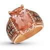 Thumbnail Image 0 of Le Vian Morganite Ring 1 ct tw Diamonds 14K Strawberry Gold