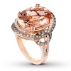 Thumbnail Image 2 of Le Vian Morganite Ring 7/8 ct tw Diamonds 18K Strawberry Gold
