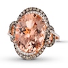 Thumbnail Image 2 of Le Vian Morganite Ring 7/8 ct tw Diamonds 18K Strawberry Gold