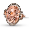 Thumbnail Image 3 of Le Vian Morganite Ring 7/8 ct tw Diamonds 18K Strawberry Gold