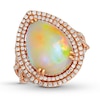 Thumbnail Image 1 of Le Vian Opal Ring 1-1/8 ct tw Diamonds 18K Strawberry Gold