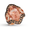 Thumbnail Image 0 of Le Vian Morganite Ring 1-3/8 ct tw Diamonds 14K Strawberry Gold