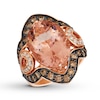 Thumbnail Image 1 of Le Vian Morganite Ring 1-3/8 ct tw Diamonds 14K Strawberry Gold