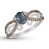 Thumbnail Image 0 of Le Vian Gray Spinel Ring 3/8 ct tw Diamonds 14K Vanilla Gold