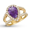 Thumbnail Image 0 of Le Vian Amethyst Ring 1 carat tw Diamonds 14K Honey Gold