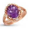 Thumbnail Image 0 of Le Vian Amethyst Ring 1/8 ct tw Diamonds 14K Strawberry Gold
