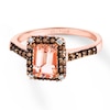 Thumbnail Image 0 of Le Vian Morganite Ring 1/4 ct tw Diamonds 14K Strawberry Gold