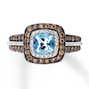 Thumbnail Image 1 of Le Vian Aquamarine Ring 3/4 ct tw Diamonds 14K Vanilla Gold