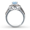 Thumbnail Image 1 of Le Vian Aquamarine Ring 3/4 ct tw Diamonds 14K Vanilla Gold