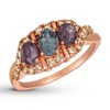 Thumbnail Image 1 of Le Vian Gray & Lavender Spinel Ring 1/3 ct tw Diamonds 14K Strawberry Gold