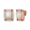 Le Vian Opal Earrings 3/4 ct tw Diamonds 14K Strawberry Gold