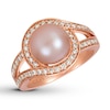 Thumbnail Image 0 of Le Vian Cultured Freshwater Pearl Ring 1/2 ct tw Diamonds 14K Strawberry Gold