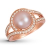 Thumbnail Image 0 of Le Vian Freshwater Cultured Pearl Ring 1/2 ct tw Diamonds 14K Strawberry Gold