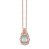 Thumbnail Image 1 of Le Vian Opal Necklace 1/2 ct. tw Diamonds 14K Strawberry Gold
