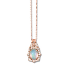 Le Vian Opal Necklace 1/2 ct. tw Diamonds 14K Strawberry Gold