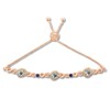 Thumbnail Image 0 of Le Vian Aquamarine Bolo Bracelet 7/8 ct tw Diamonds 14K Strawberry Gold