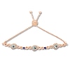 Thumbnail Image 0 of Le Vian Aquamarine Bolo Bracelet 7/8 ct tw Diamonds 14K Strawberry Gold