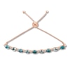 Thumbnail Image 1 of Le Vian Aquamarine & Zircon Bracelet 5/8 cttw Diamonds 14K Strawberry Gold