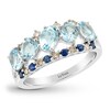 Thumbnail Image 1 of Le Vian Aquamarine & Sapphire Ring 1/5 ct tw Diamonds 14K Vanilla Gold