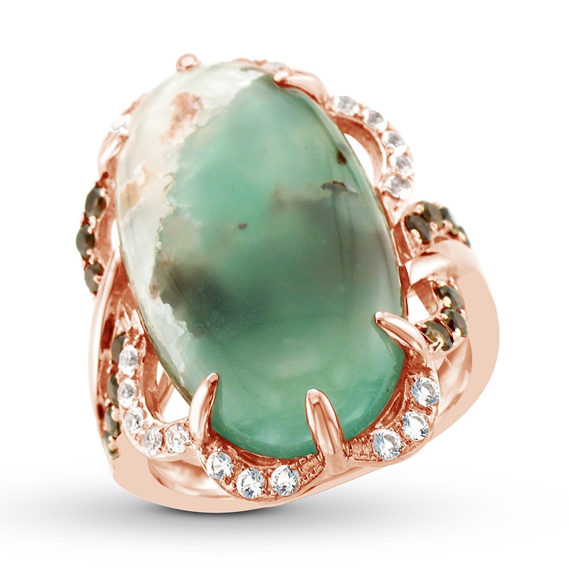 Main Image 1 of Le Vian Aquaprase Ring Topaz & Quartz 14K Strawberry Gold